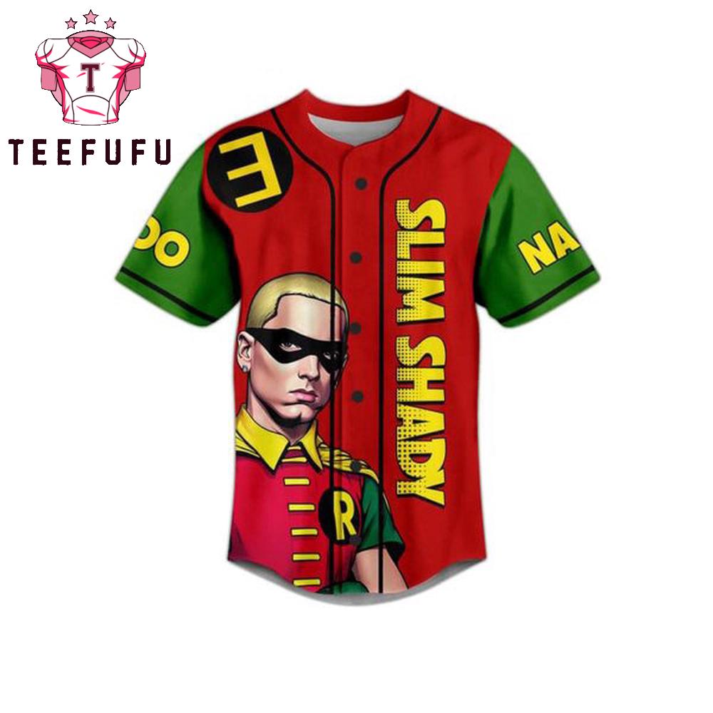 Slim Shady Guess Who’s Back Ronin Eminem Personalized Baseball Jersey