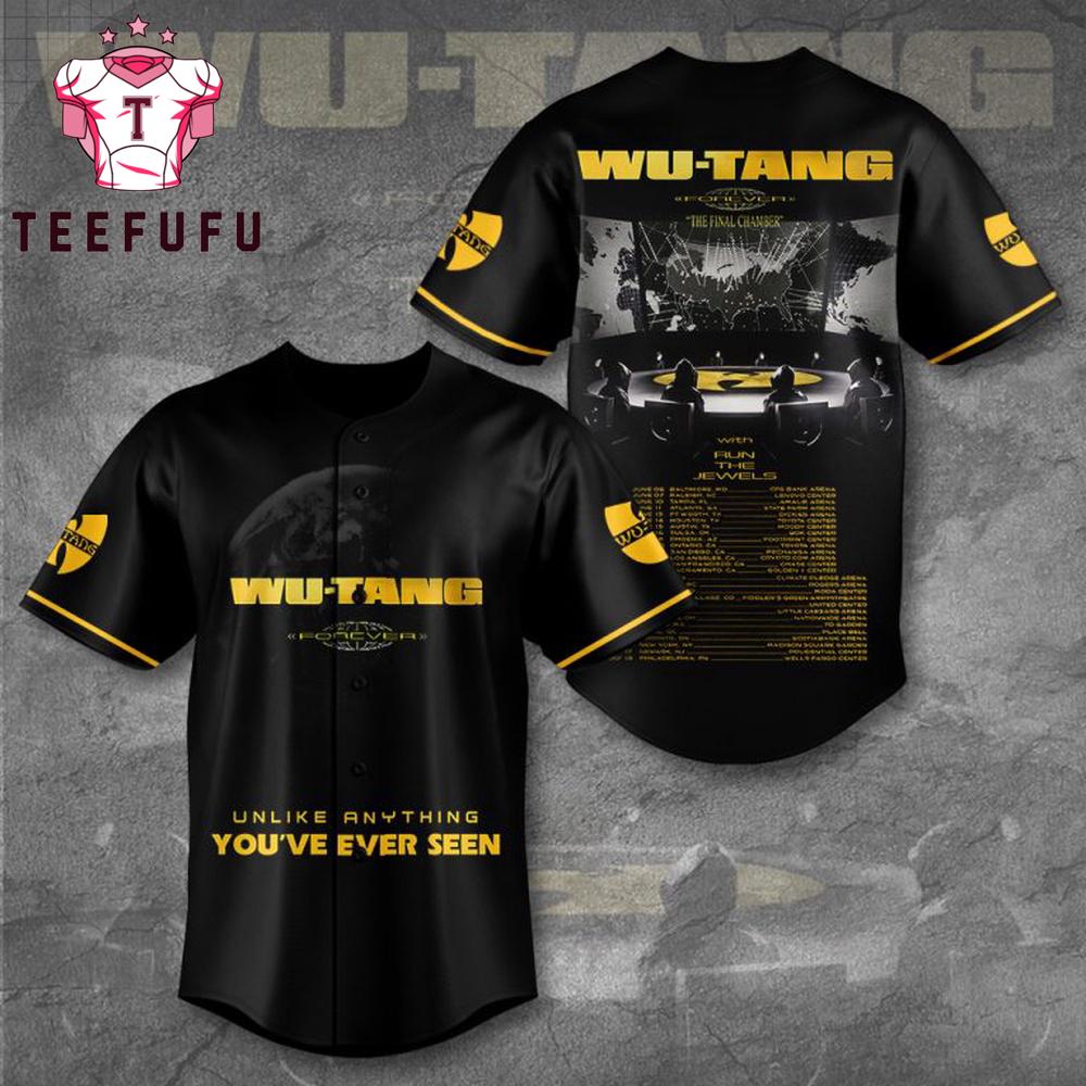 Wu-Tang Clan Unlike Anything You've Ever Seen Baseball Jersey